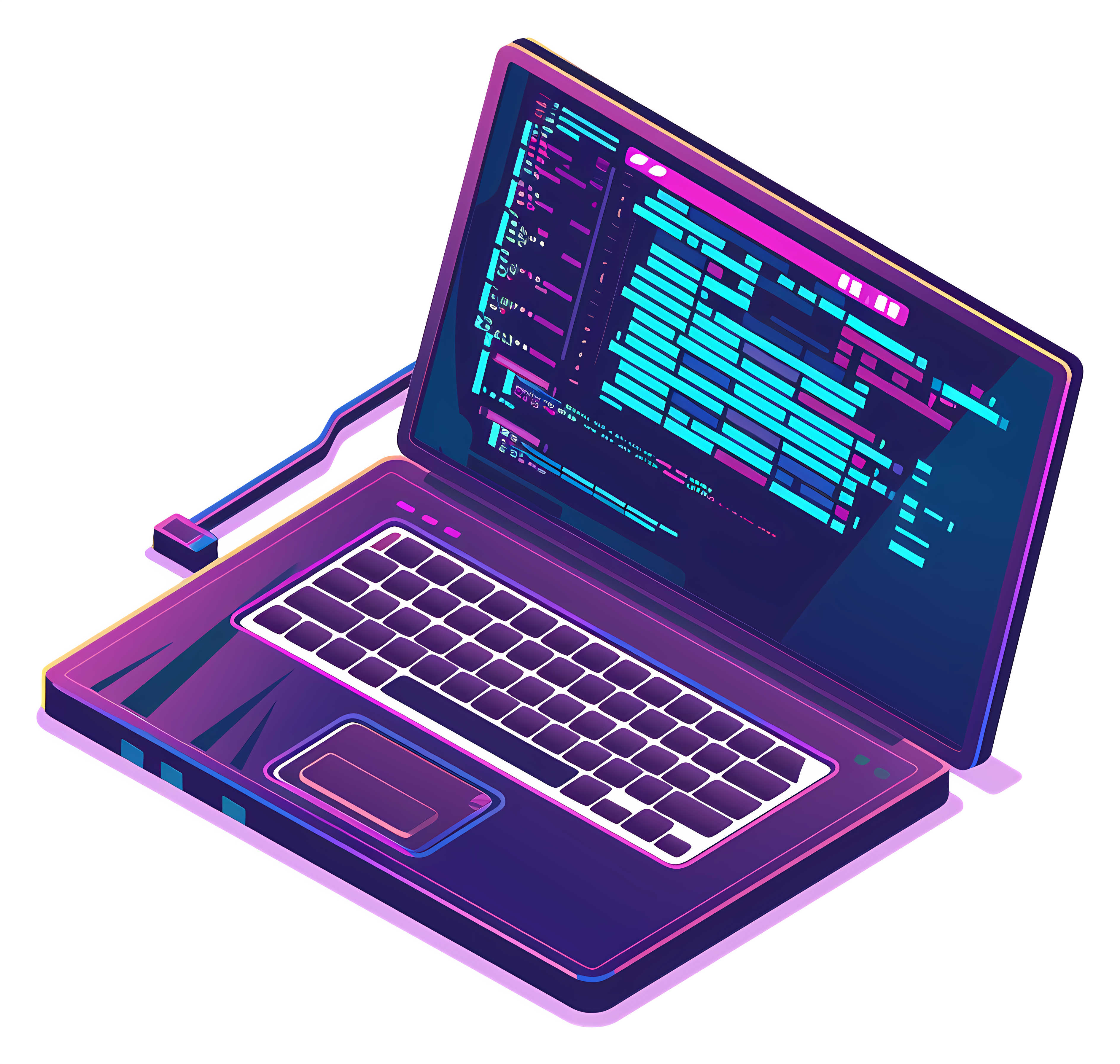 Ilustración de un diseño de página web esencial.